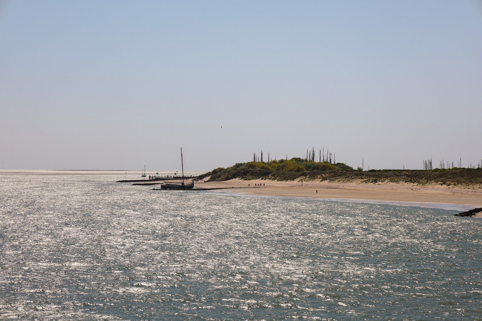 Vlieland vanaf boot