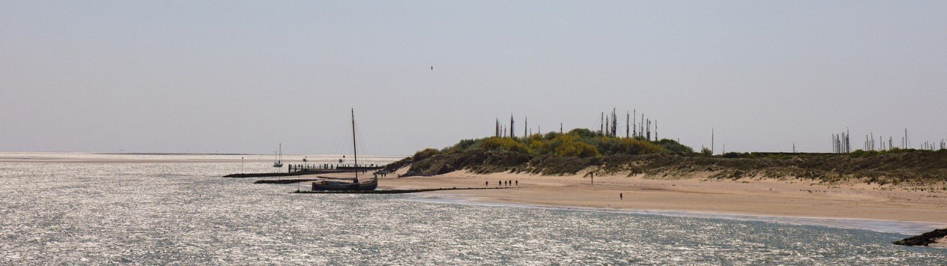 Vlieland vanaf boot